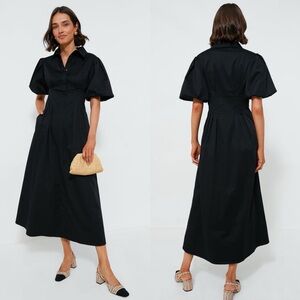 NWT Tuckernuck Black Delaney Midi Dress